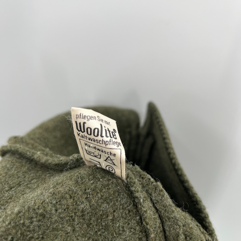 Vintage pure new wool lady jacket crop blazer artsy cottagecore Hobbitcore S - Picture 7 of 10
